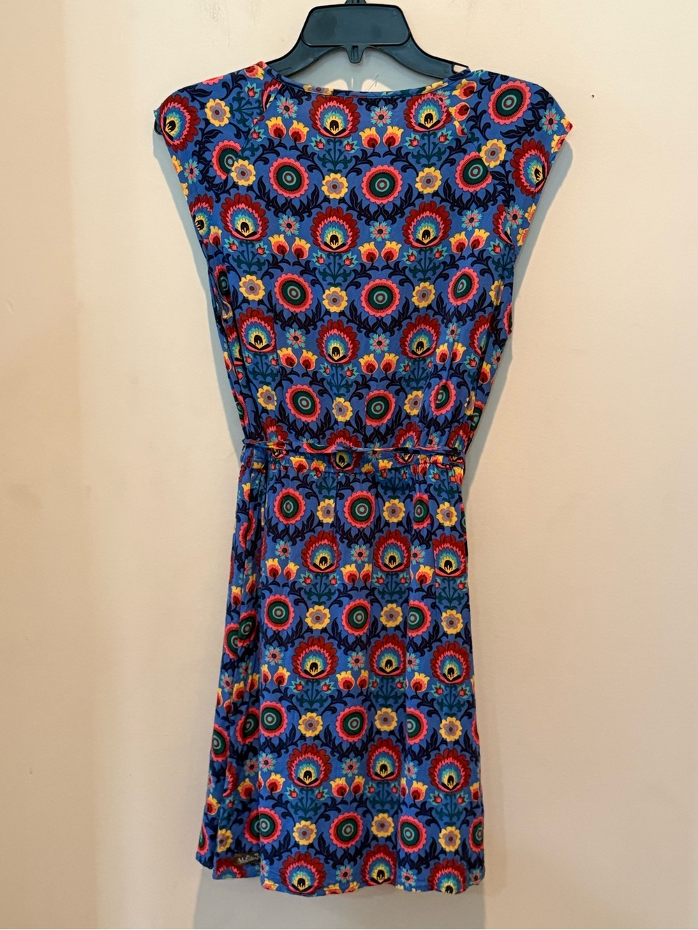 Matilda Jane Blue Multicolor Floral Tie-Waist Dress - Picture 2 of 3
